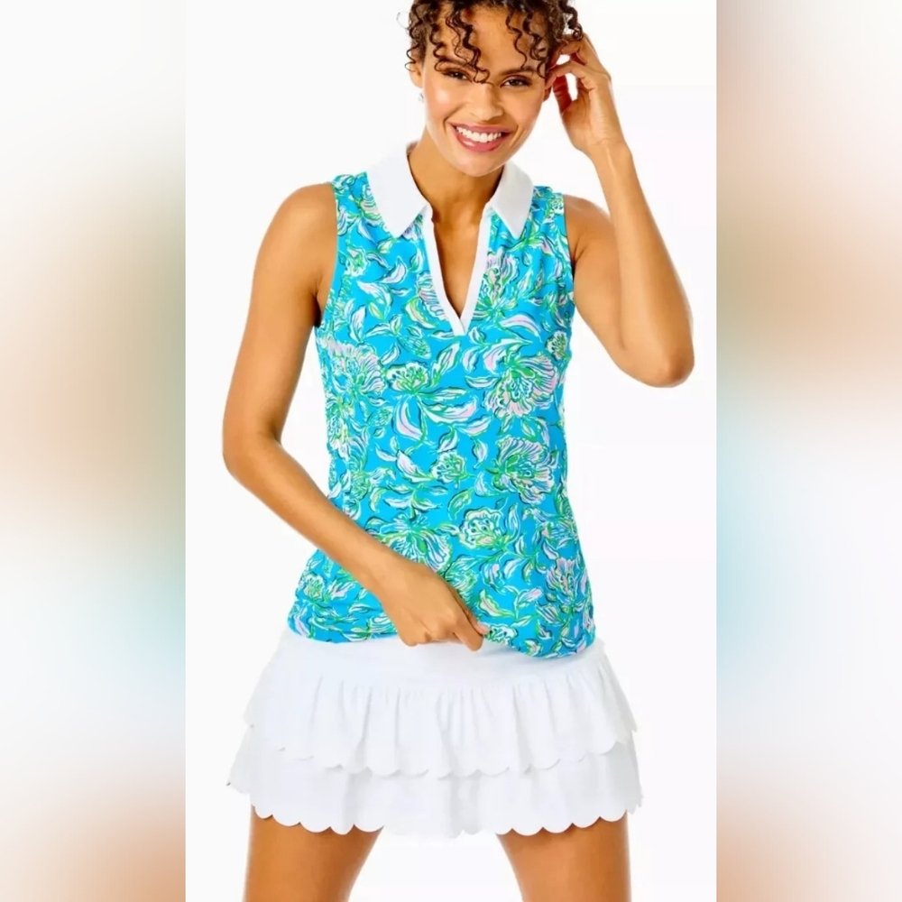 NWT- Lilly Pulitzer Imara Polo Top 💙